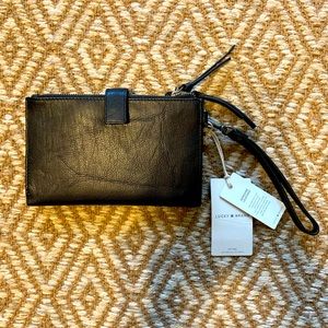 Lucky Brand leather wallet/wristlet
